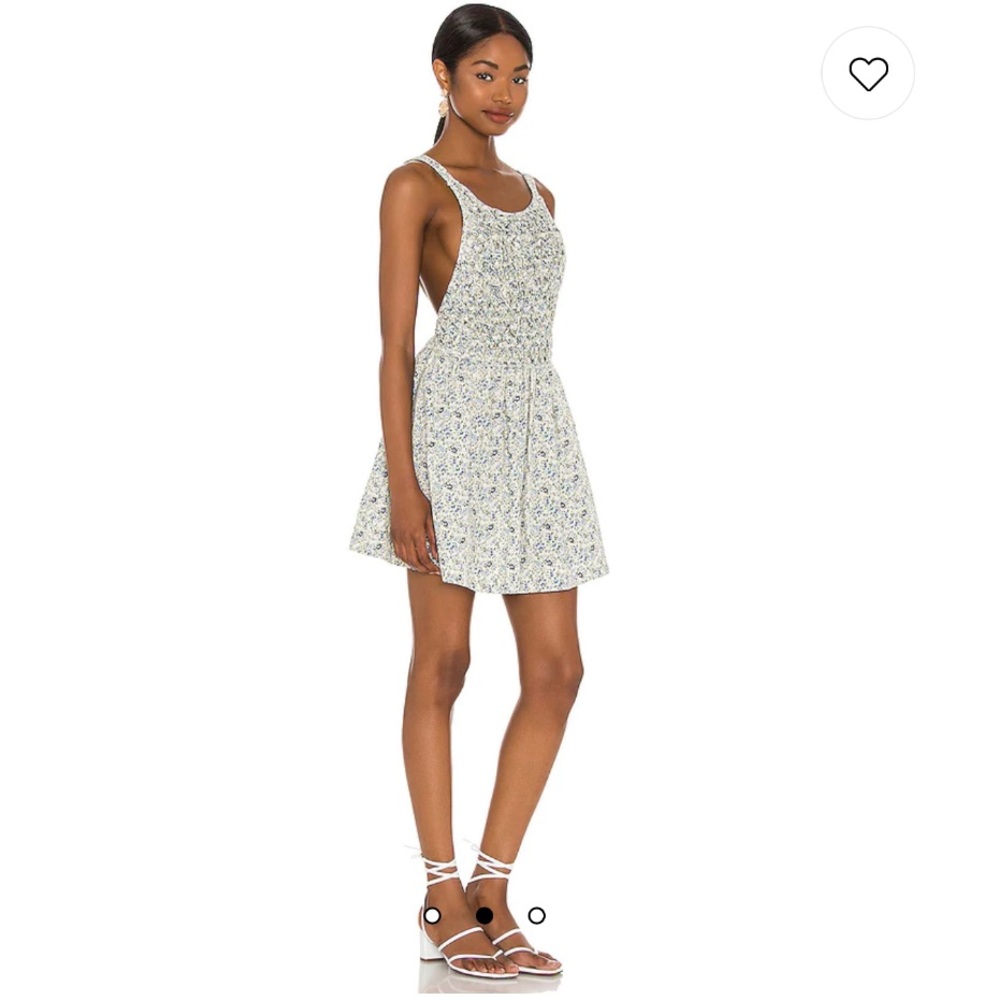 Free People Petunia Mini Dress floral Combo Dress - Picture 7 of 7